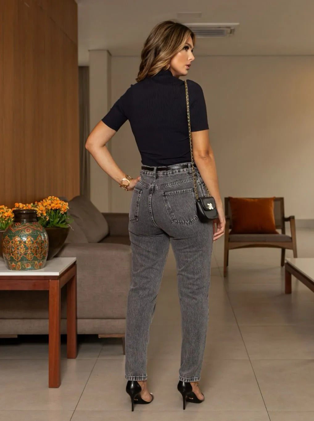 Blusa Perla Malha Canelada - Imagem 5
