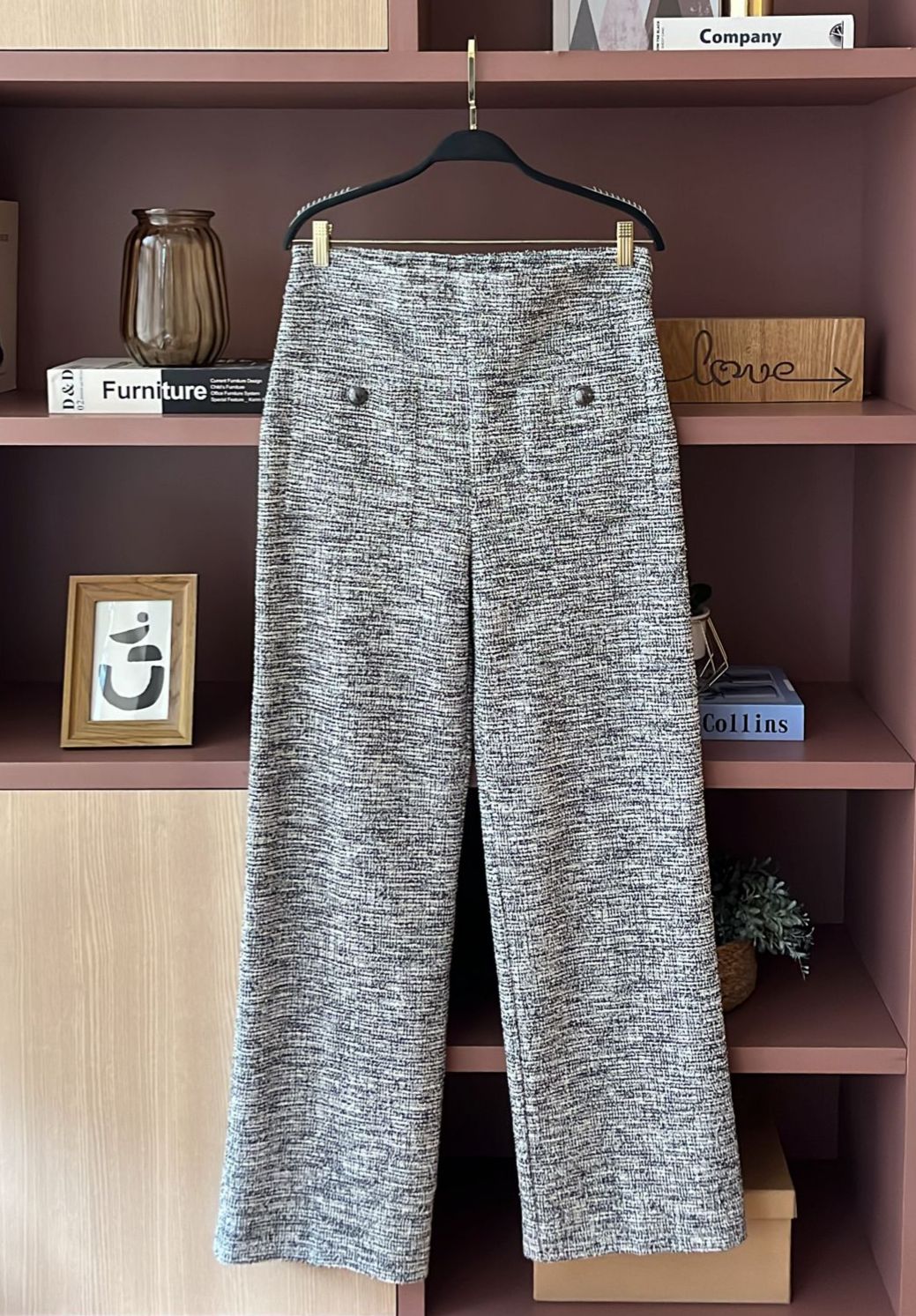 Calça Bruna Pantalona Tweed - Imagem 2
